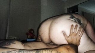 Sexywifedd twerks on my large cock cumming hard previous to I give her a large thick creampie - 14 image