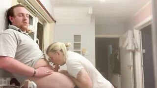 That Babe sucked my dick during the time that cooking my dinner.