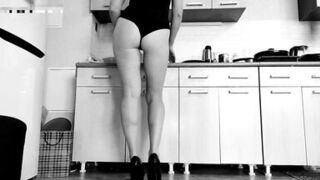 Housewife In Kitchen - Homemade