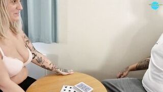 Undress poker...hawt as fuck!