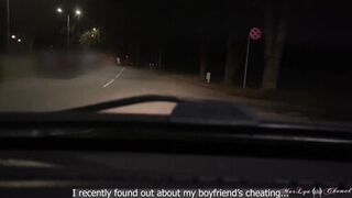 Large Pointer Sisters Hotty Pays Back Her Cheating Boyfriend And Copulates a Stranger In The Car - MarLyn Chenel