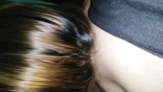 My partner sucks me and I put her ebony costume on