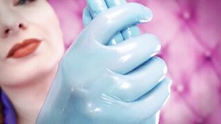 ASMR movie scene: nitrile gloves and oil - Glaminatrix Arya Grander - sexy mother I'd like to fuck relax hot sounding POV free - 10 image