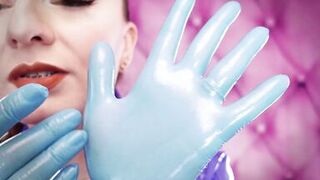 ASMR movie scene: nitrile gloves and oil - Glaminatrix Arya Grander - sexy mother I'd like to fuck relax hot sounding POV free - 7 image