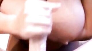 Large Boob Sweetheart Cook Jerking Babe Wow