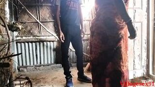 Red Saree Wife Outdoor Irrumation ( Official Movie By Villagesex91) - 1 image