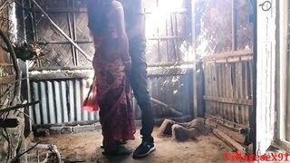 Red Saree Wife Outdoor Irrumation ( Official Movie By Villagesex91) - 2 image