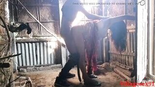 Red Saree Wife Outdoor Irrumation ( Official Movie By Villagesex91)