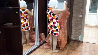 Aged housewife widen her arse expecting for anal sex