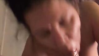 God this babe turns me on! One More excellent oral-service, and face fuck! feeding her a huge load! - 6 image