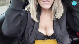 Wife bonks Herself in car as I drive