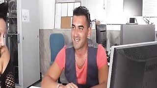 The cast, merely hot slut have sex with non-professional boyz #3