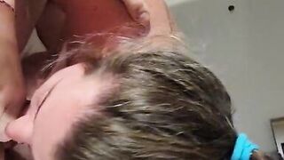 Floozy can't stop engulfing dick