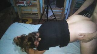 Me la chupa bien rico mi novia y tenemos sexo de perrito al anochecer - 9 image