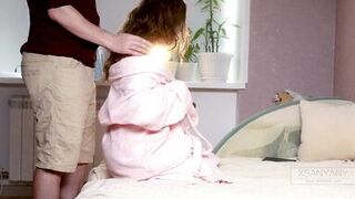 Ally's mother receives concupiscent with massage and gives her muff- XSanyAny