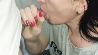 Aged mother I'd like to fuck receives Giant Cum in her Throat after worthy Engulf Cock in the Bath