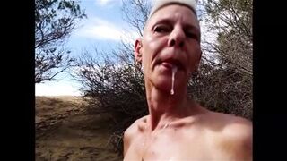 CoraBitch Collects a lot of Ball Batter in Maspalomas