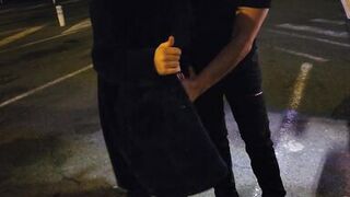 in exhib a truck driver surprises me and bonks my cunt and my a-hole