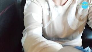 Fingering My vagina in the car