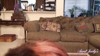 AuntJudys - Your 45yo Step-Auntie Roux Sucks Your Cock (POV)