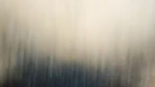 Dark man plays with white bawdy cleft and jism pie