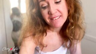 Triple confirmation of pumping after making a mistake with my roommate - Cherry Lips