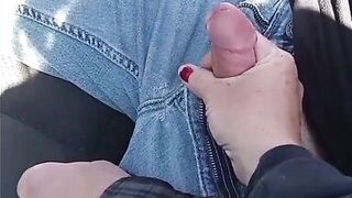 Teasing Him By The Runway and In Public Bath and Lastly Home