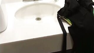 Teasing Him By The Runway and In Public Bath and Lastly Home