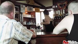 Erotic milf sucking two dicks