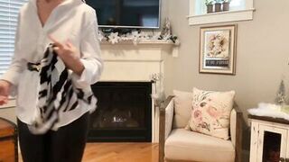 Danielle Dubonnet 65 Year Old MILF Try On #2 - 6 image