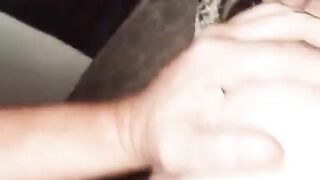 Amateur girlfriend takes a huge dildo