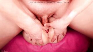 ASMR POV Tiny Petite Step Daughter Pussy Pumped With step Daddy's Cum - 8 image