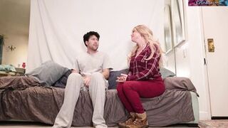 Stepmom helps her stepson to stop masturbating