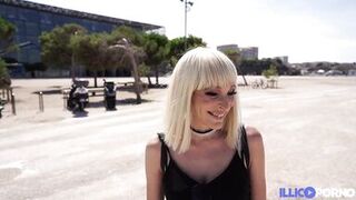 Naughty blonde Amelia is hot for a good fuck