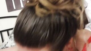 (POV) Real Amateur Milf Sucking and Jerking You Off Until You Explode In Her Hands (Real Hot) - 4 image