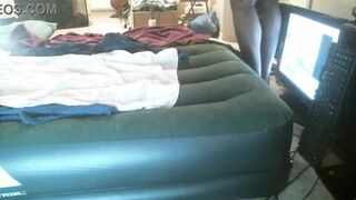 Stroking Pussy Raw Creampie Ebony SPinner