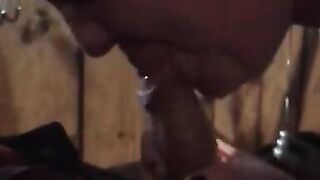 Just A Whore Sucking  Dick