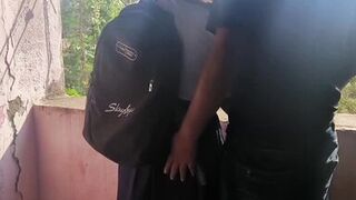 Tuition teacher fucks a girl who comes from outside the village. Hindi Audio.