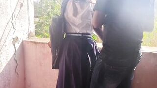 Tuition teacher fucks a girl who comes from outside the village. Hindi Audio.