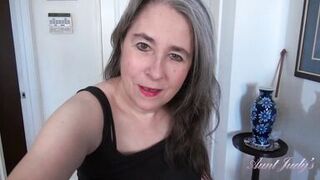 AuntJudys - Sexy Yoga Workout with 52yo Mature Hairy Amateur Grace (POV)