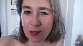 AuntJudys - Sexy Yoga Workout with 52yo Mature Hairy Amateur Grace (POV) - 5 image