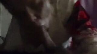 (Cock worship) my ex sucks my soul while her new bf waits in the driveway! Awesome facefuck throatpi