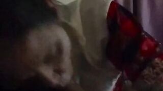 (Cock worship) my ex sucks my soul while her new bf waits in the driveway! Awesome facefuck throatpi