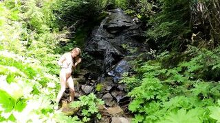 Lonpussy, Out and about in the Cascades again. Heavy Nipples and Giant Pussy.