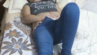 Compilation - I take off my panties to show off my hairy pussy, masturbate and get penetrated