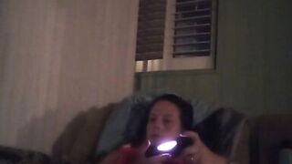 Eating, Smoking and Playing Fortnite While Filming Up My Mini Dress