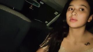 Sex with mother's friend in a car