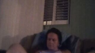 Little by little I take off my mini dress and panties while smoking and playing Fortnite