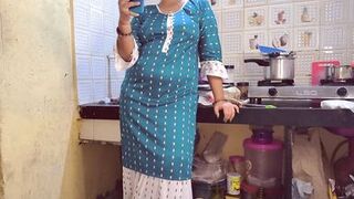 Indian stepsister got caught while video call with her bf