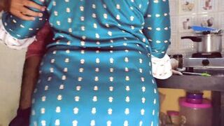 Indian stepsister got caught while video call with her bf